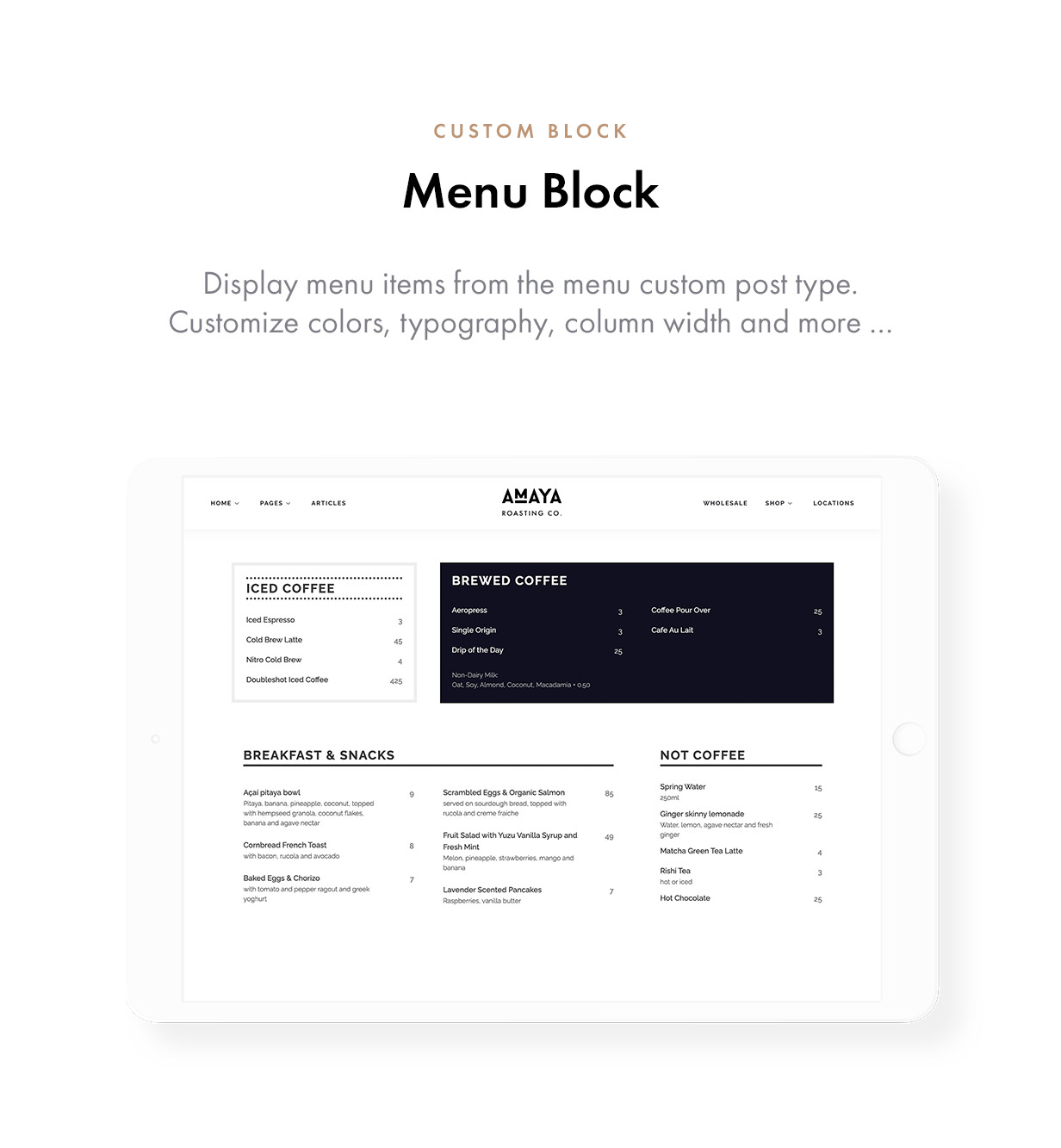 Amaya - Coffee Shop WordPress Theme - 5
